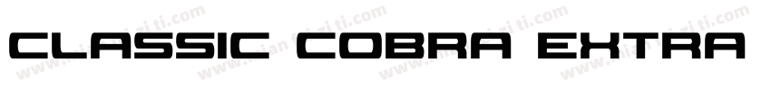 Classic Cobra Extra Condensed字体转换